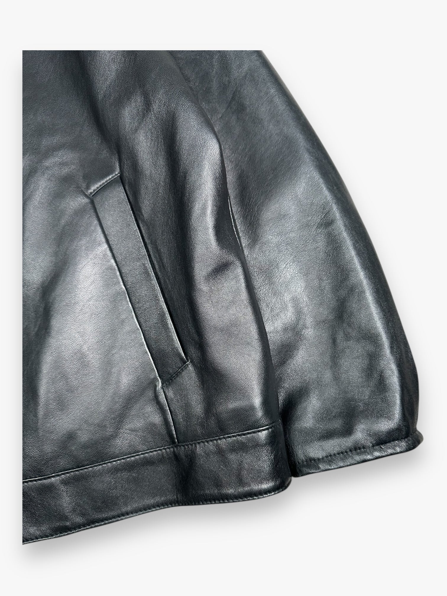 Balenciaga Leather Jacket Black AW1997