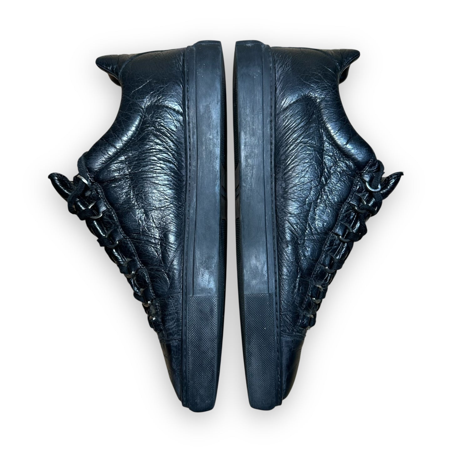 EU46 - US12 - UK11 • Balanciaga Arena Low Leather Black