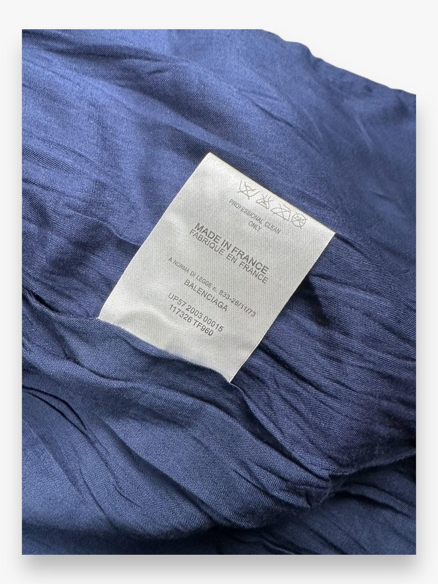 Jacket Balenciaga Wool Navy AW03