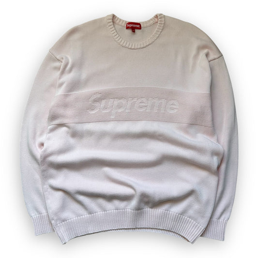Sweater Supreme Tonal Paneled Pink SS22 (XL)