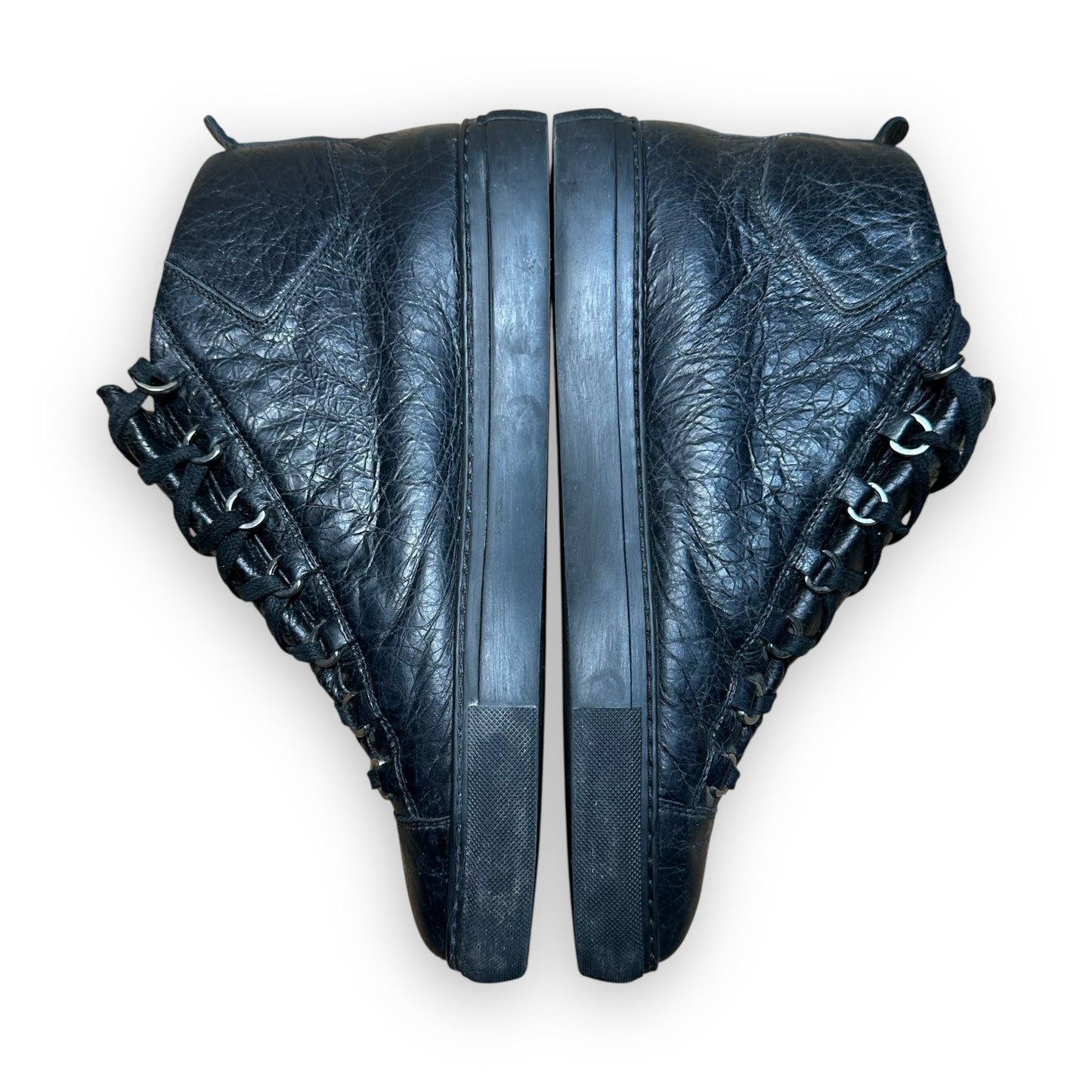 EU44.5 - US10.5 - UK9.5 • Balanciaga Arena High Leather Black