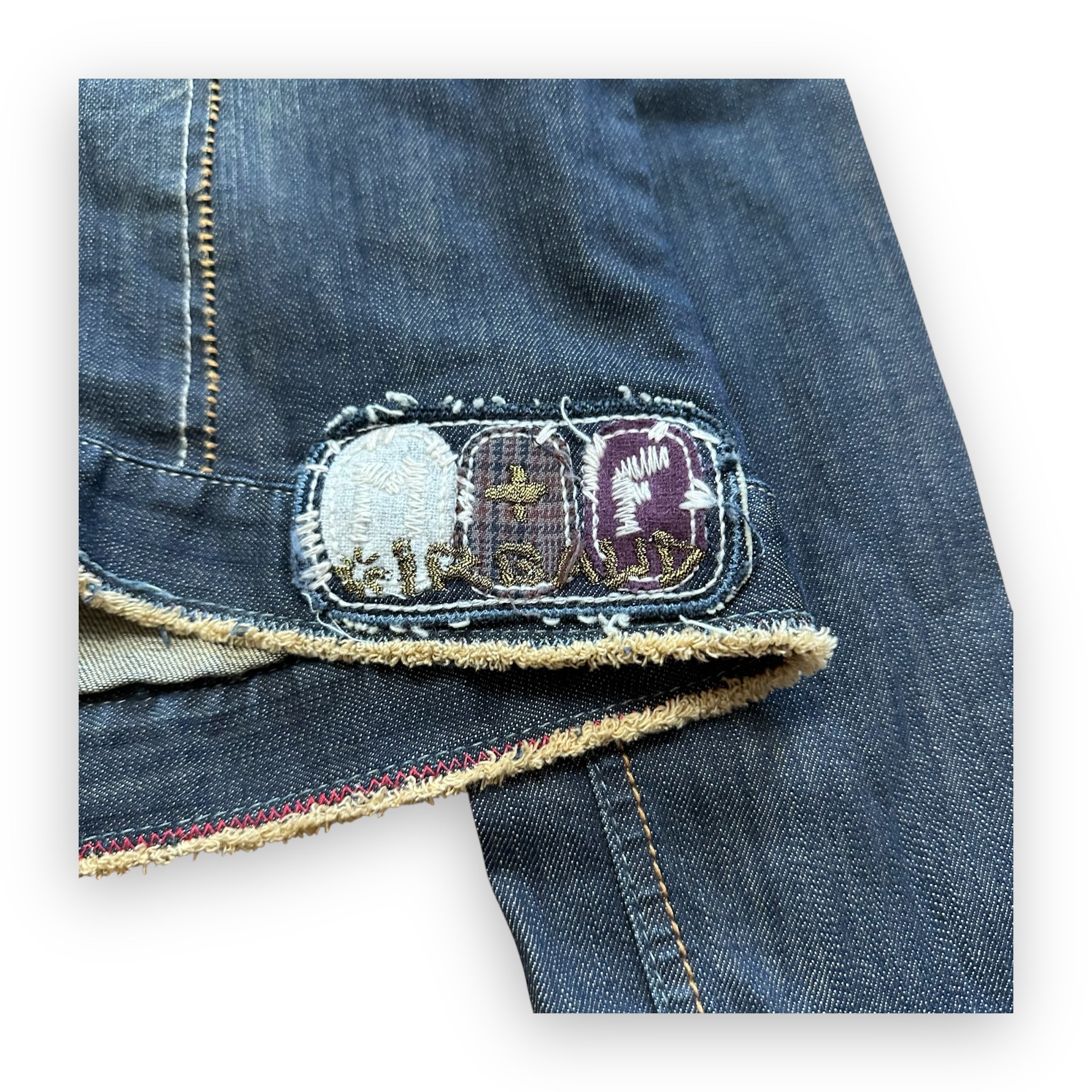 Jacket Marithe + Francois Girbaud Denim Flower