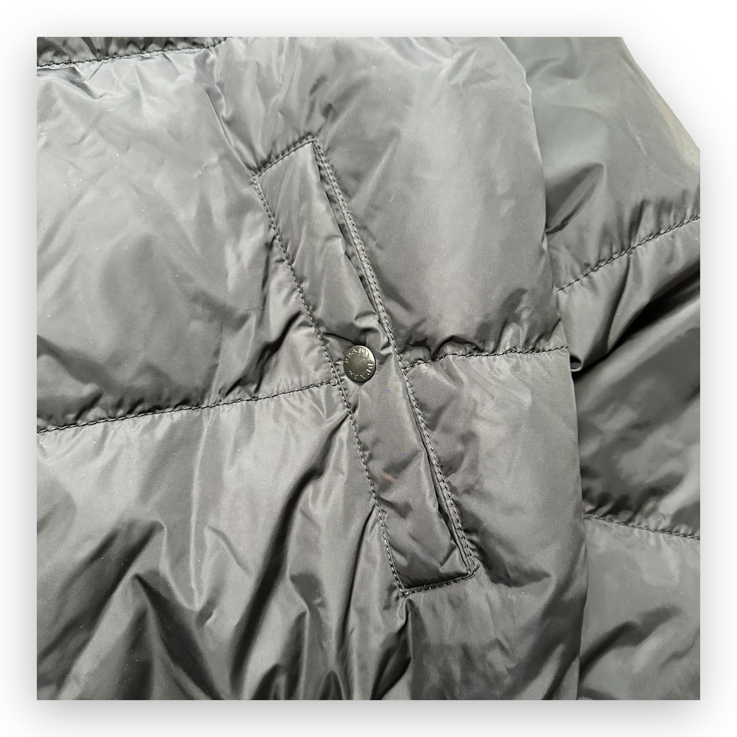 Puffer Jacket Prada Sport Black AW06