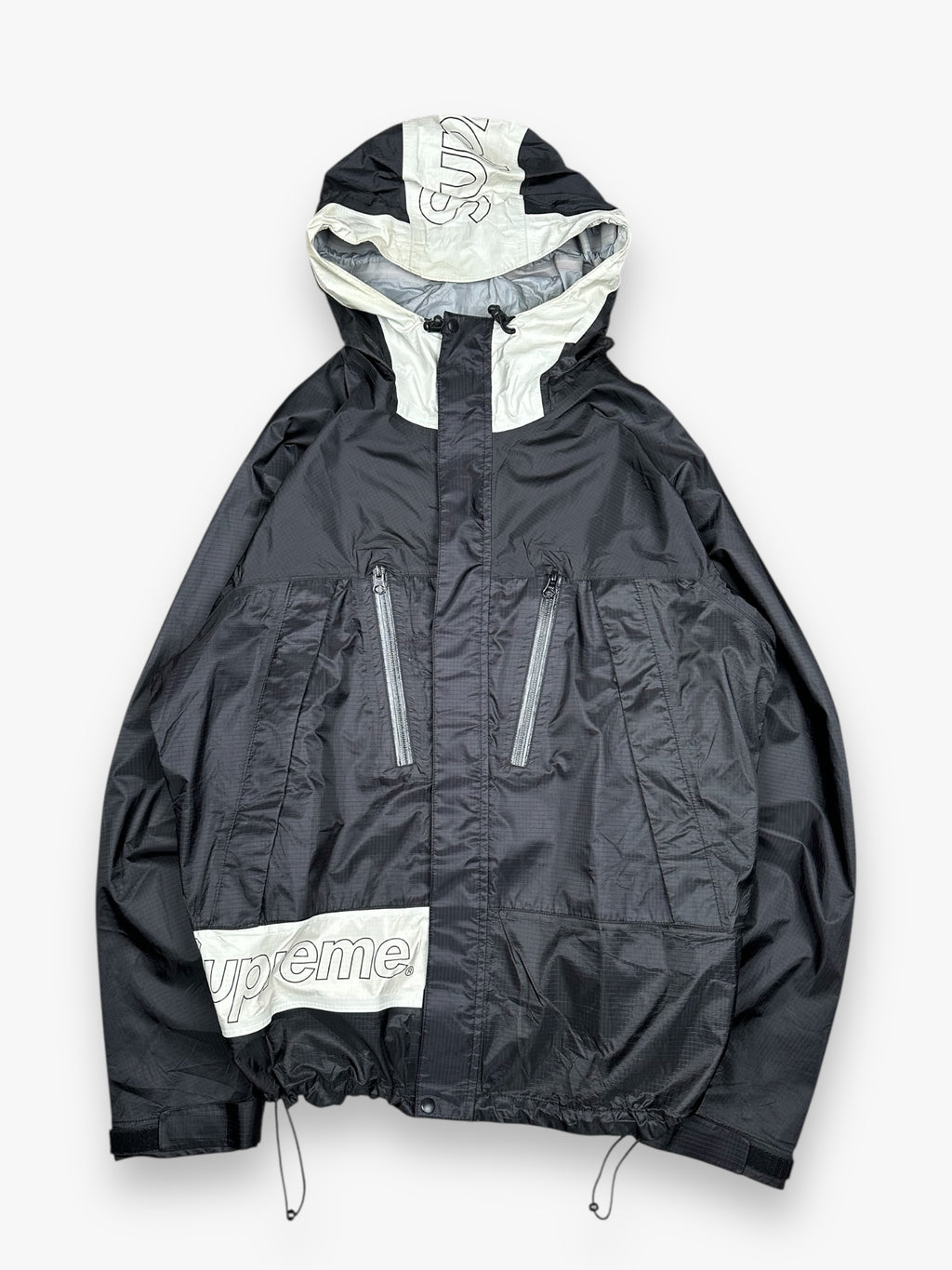 Supreme Taped Seam Rain Jacket Black SS19
