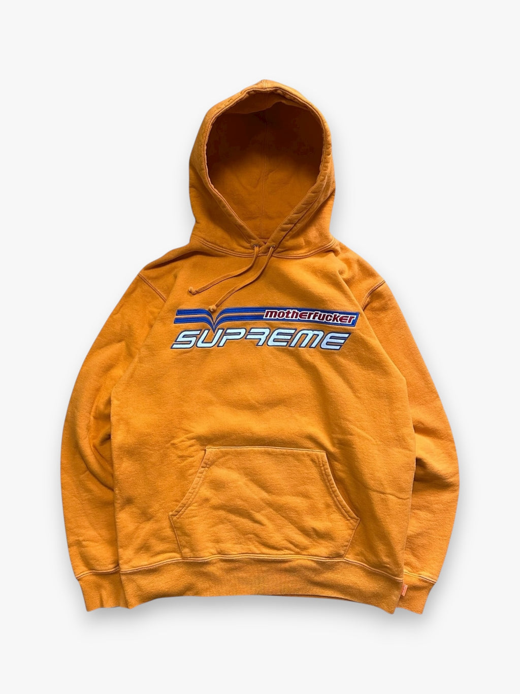Sweatshirt Hoodie Supreme Motherfucker Orange SS19