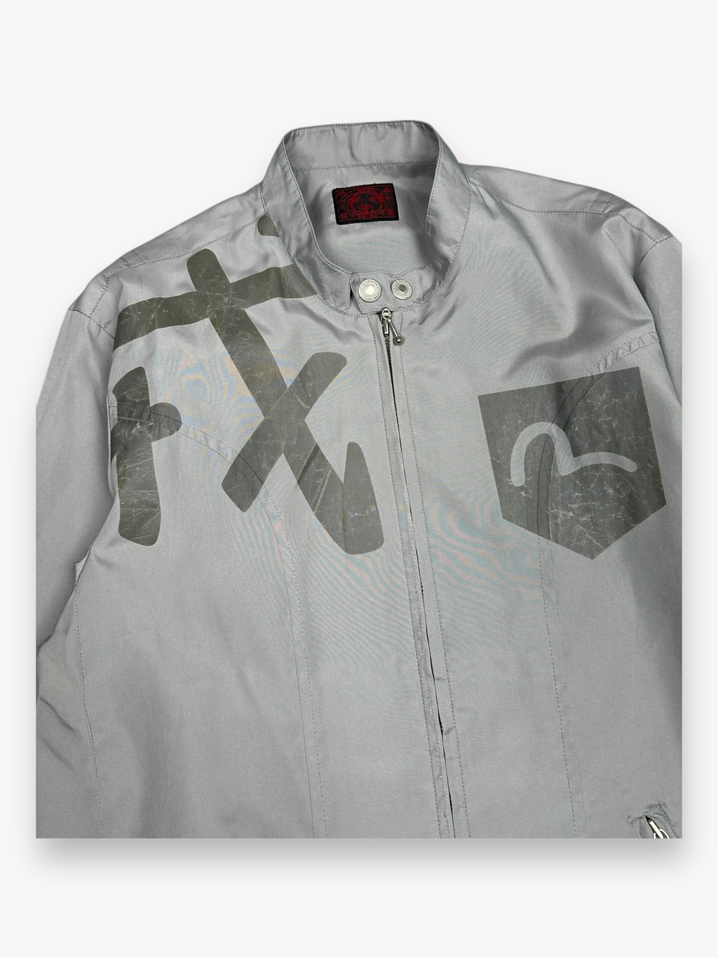 Evisu Zip Up Light Jacket Light Blue