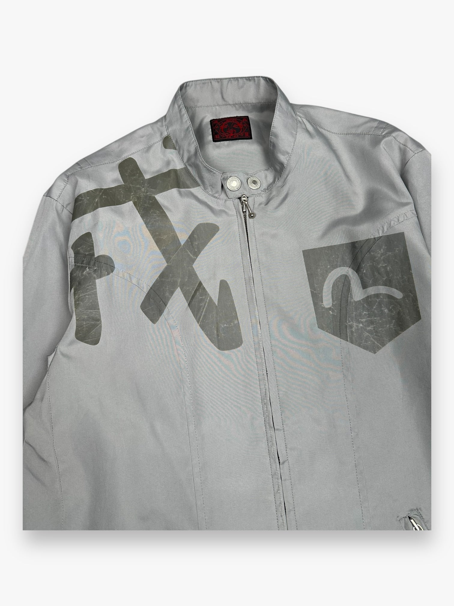 Evisu Zip Up Light Jacket Light Blue