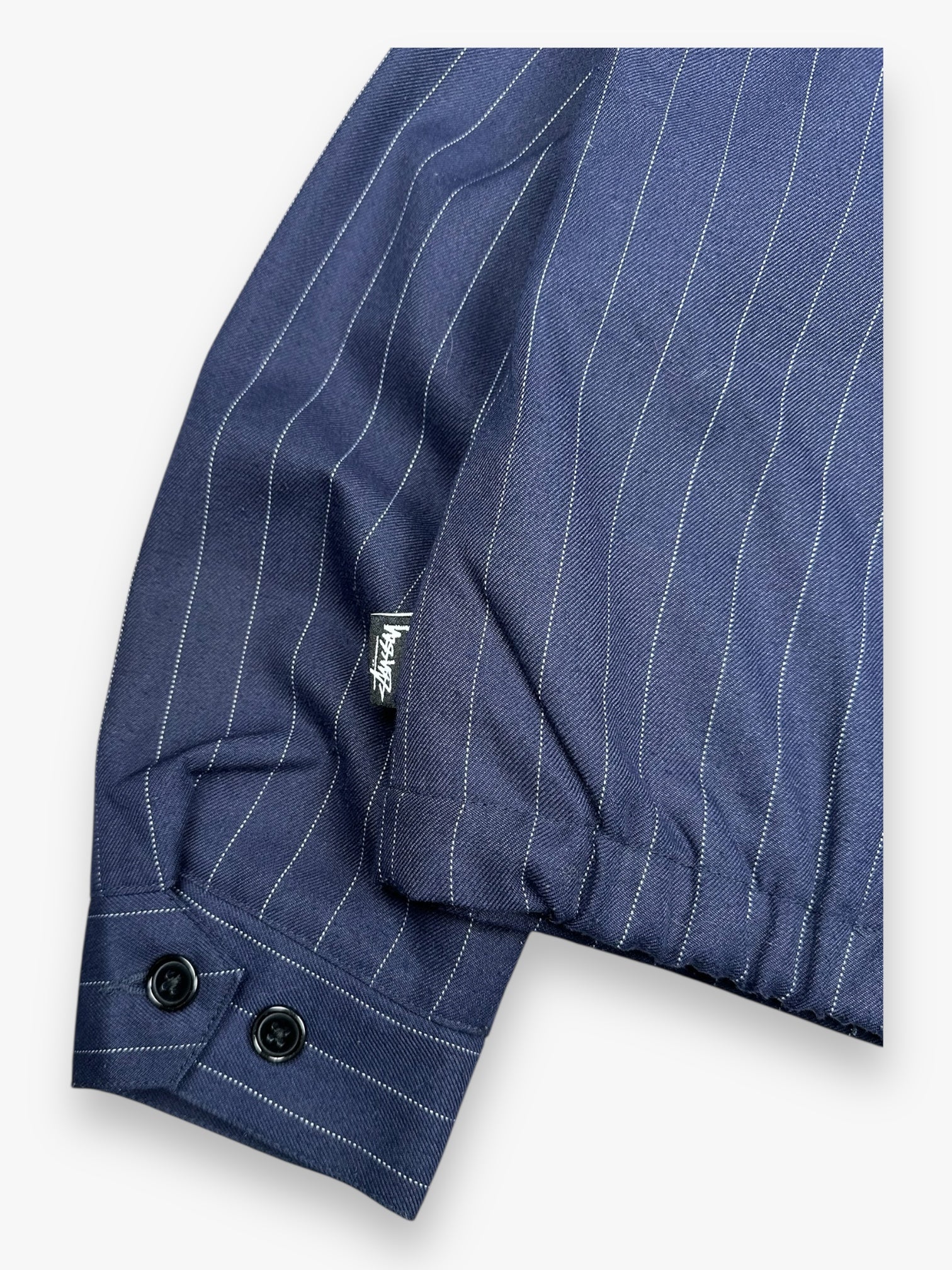 Stussy CDG Pin Striped Bing Jacket Navy SS20