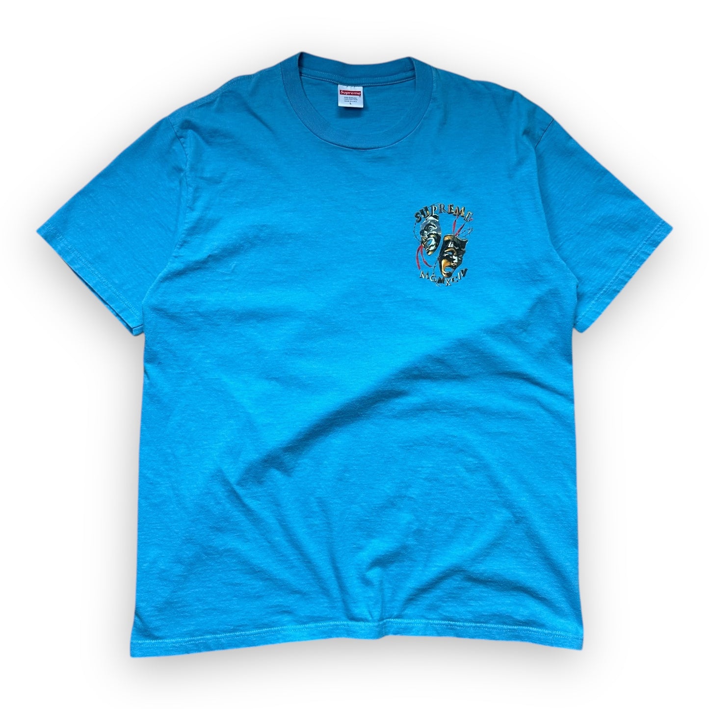 Tee Supreme Laugh Now Blue SS20 (L)