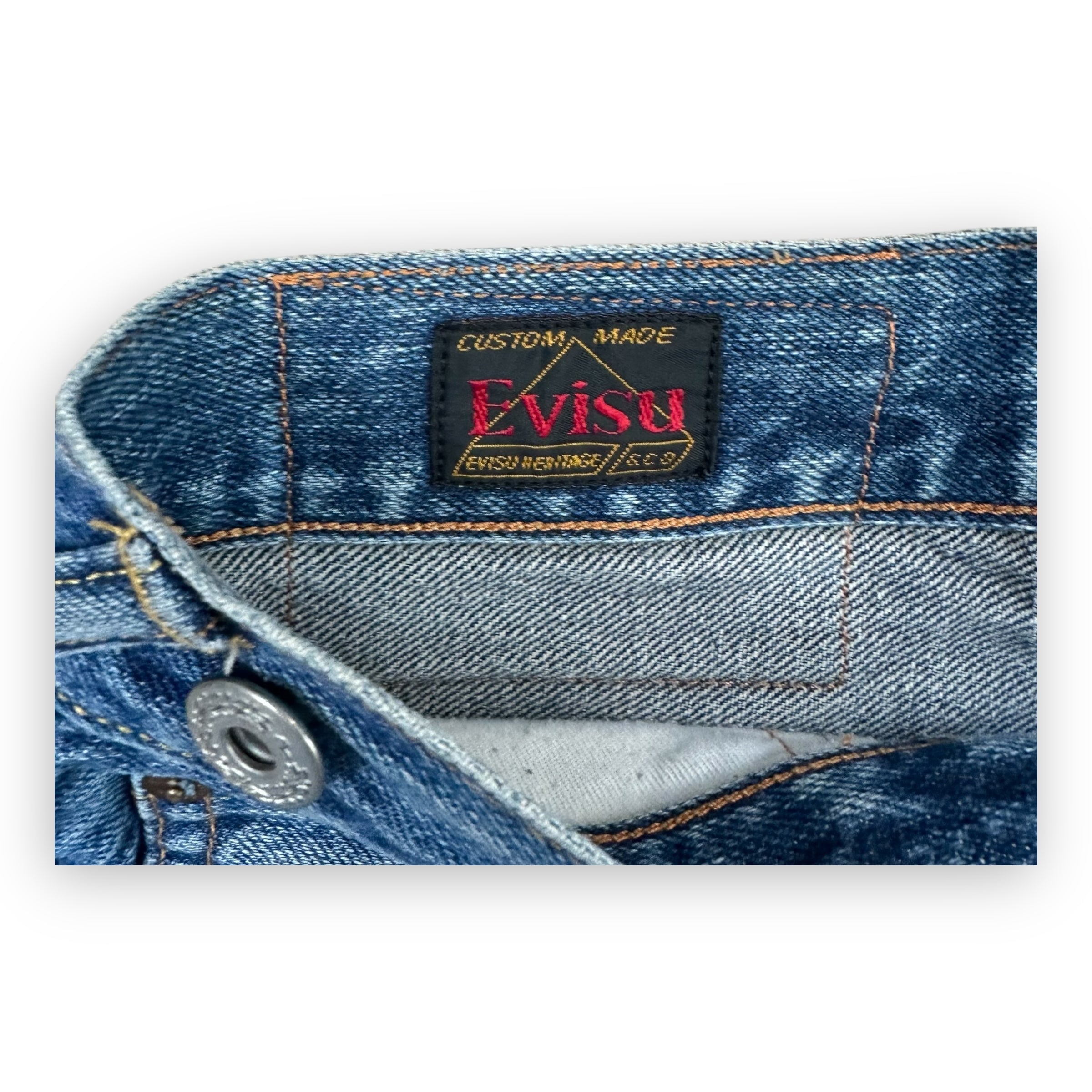 Jeans Evisu Daicock Lot 2000 Red