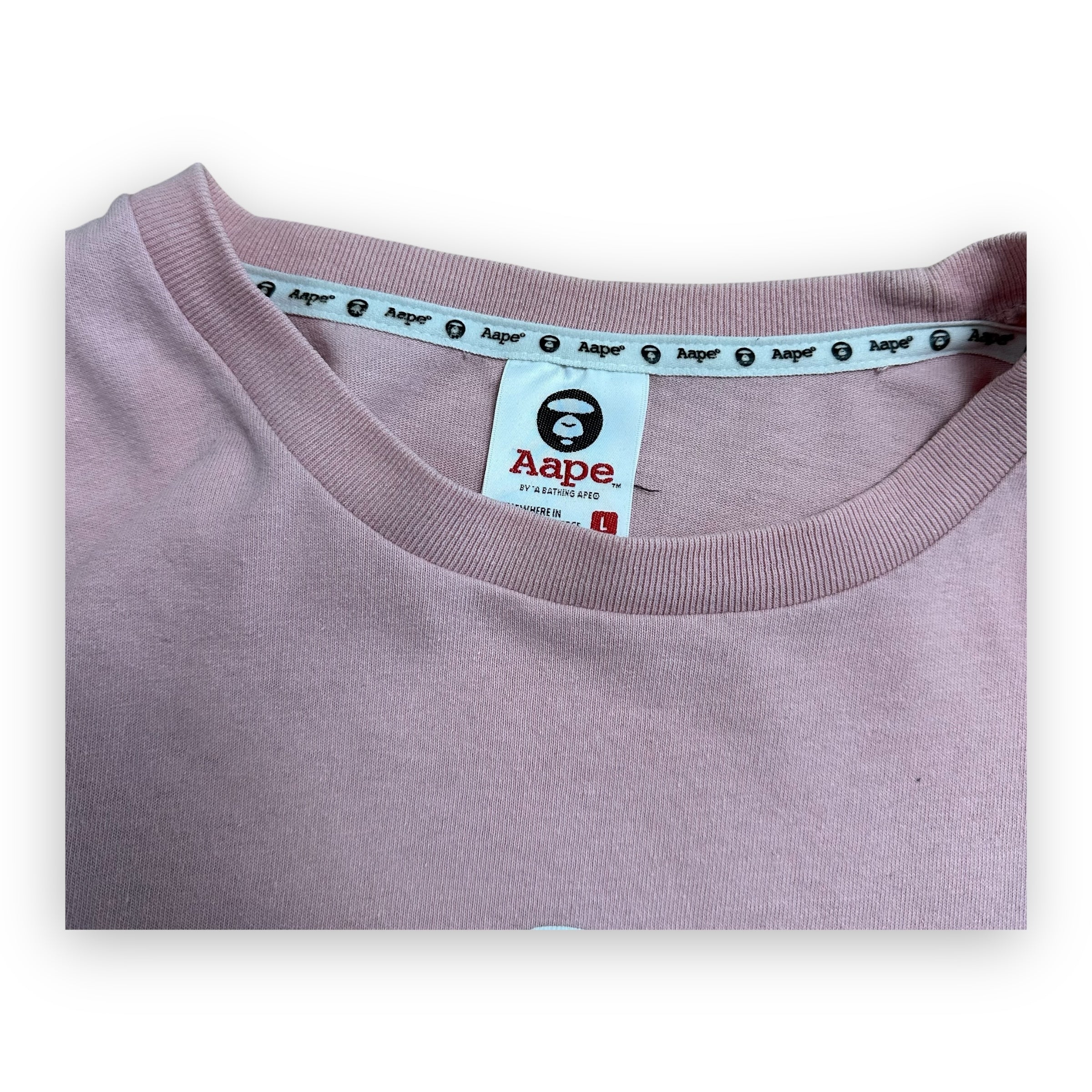 Tee Bape Aape Pink