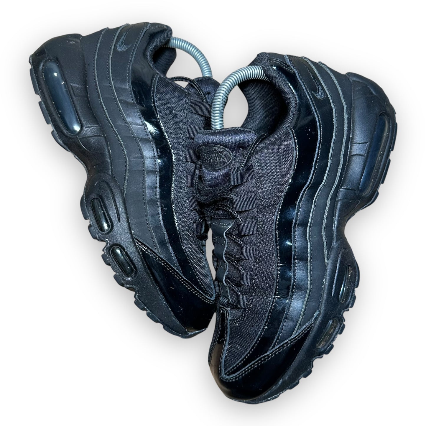 EU42 - US8.5 - UK7.5 • Air Max 95 Triple Black Patent