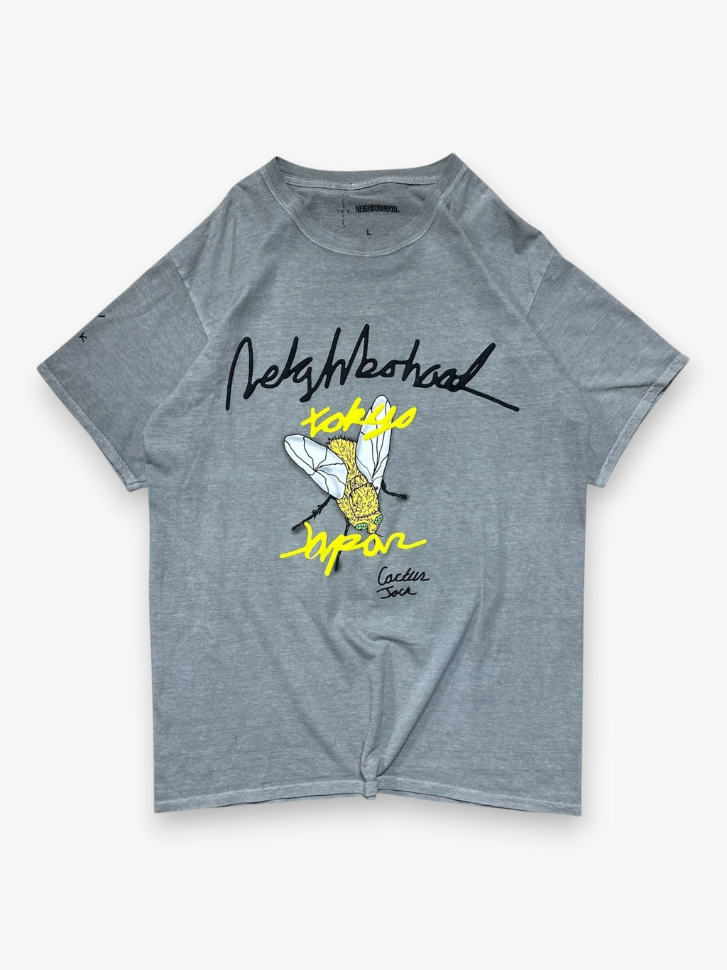 Tee Travis Scott Cactus Jack x Neighborhood Carousel Grey SS21