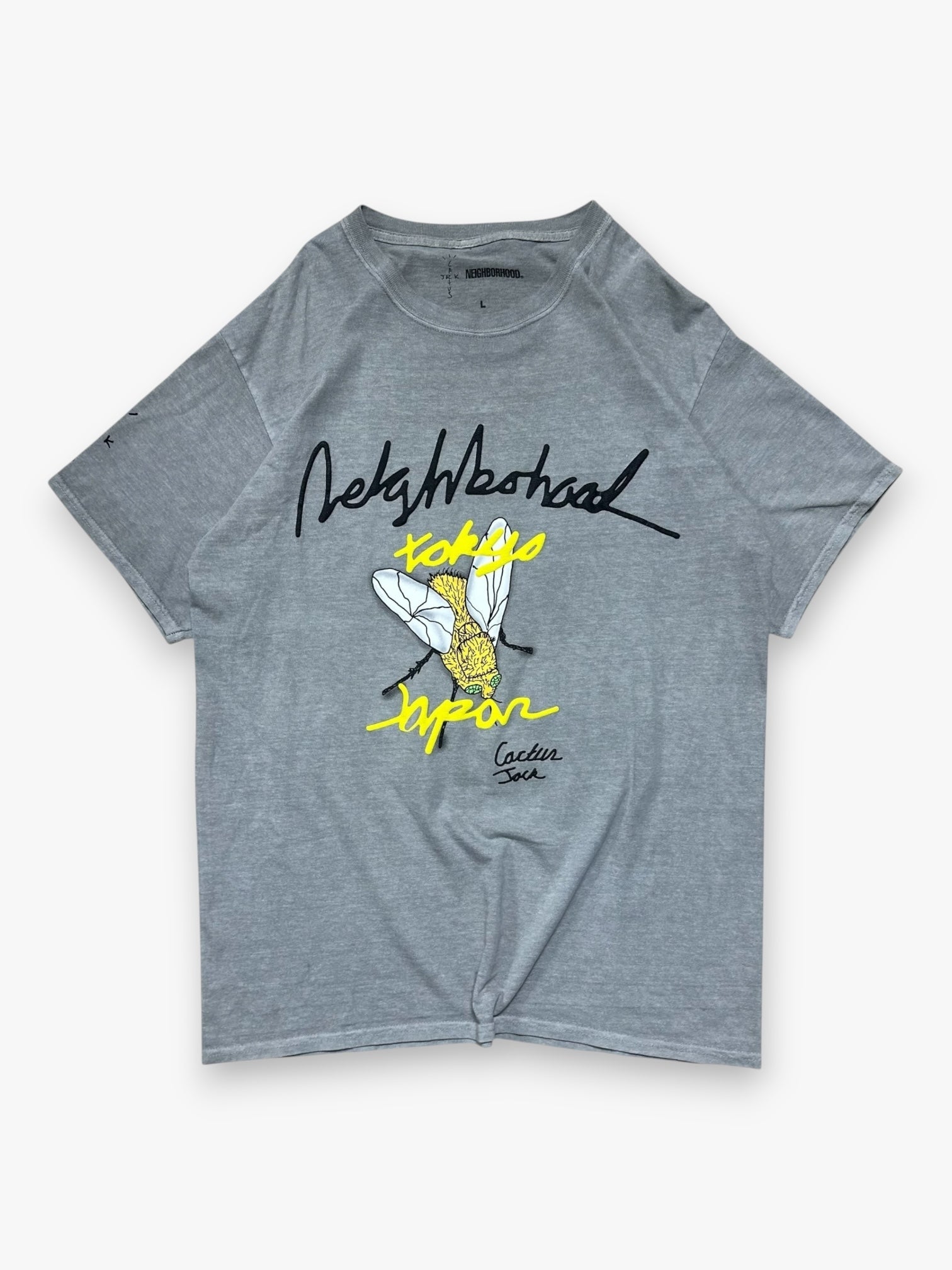Tee Travis Scott Cactus Jack x Neighborhood Carousel Grey SS21