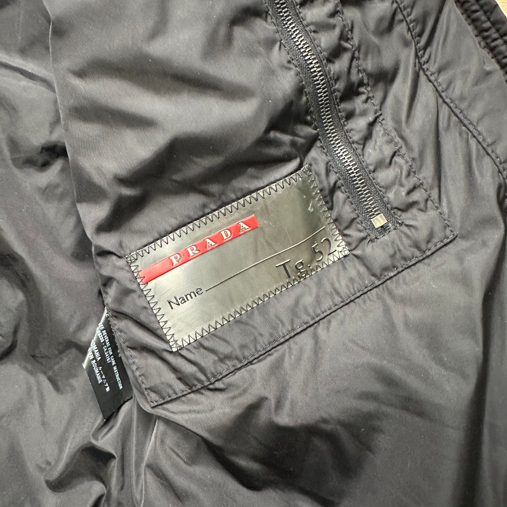 Puffer Jacket Prada Sport Black AW06