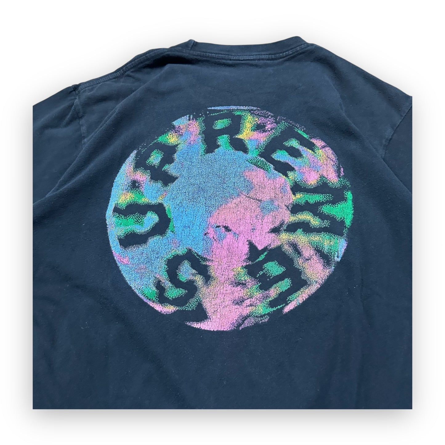 Tee Supreme Marble Black SS20 (M)