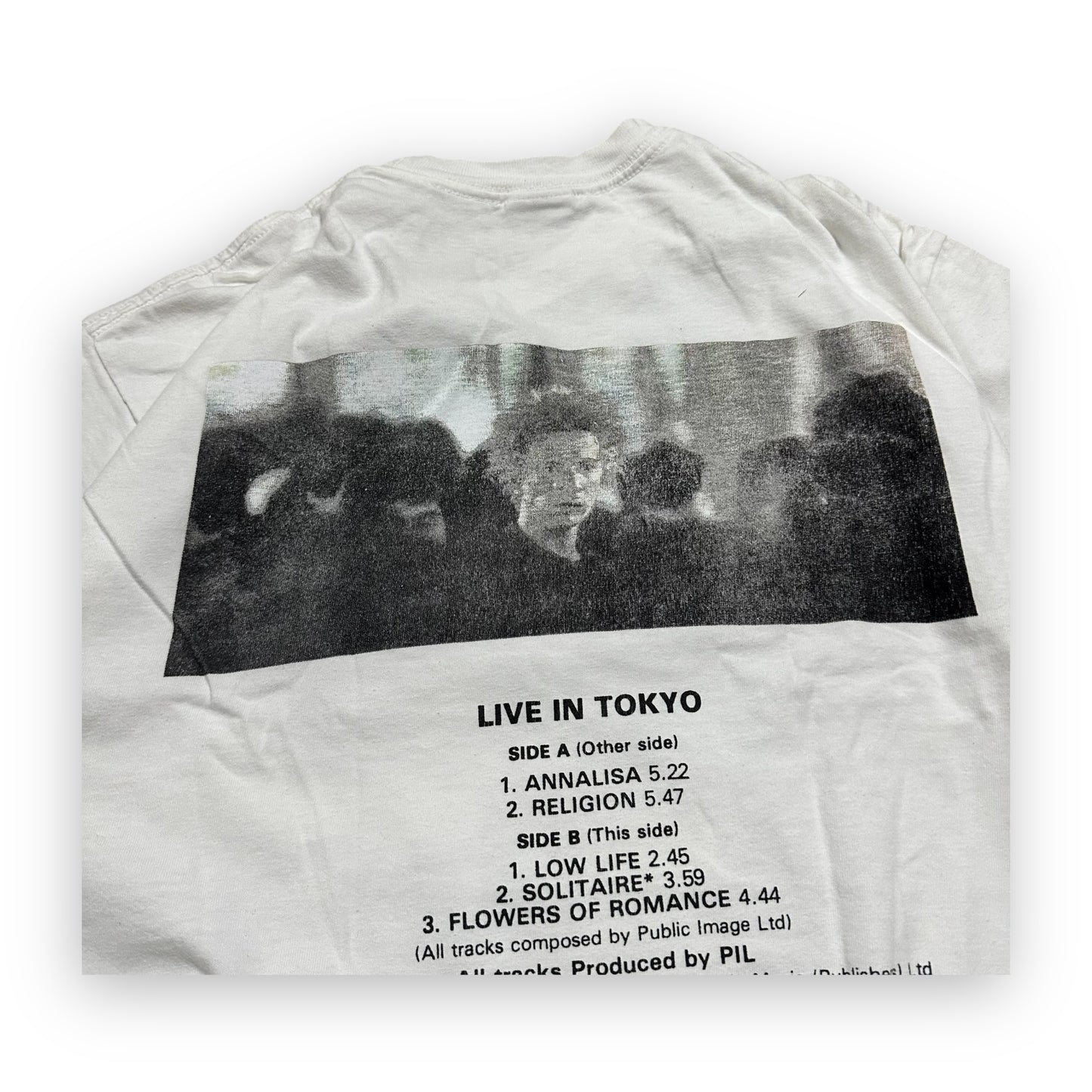Tee Supreme PiL Live In Tokyo White FW22 (M)