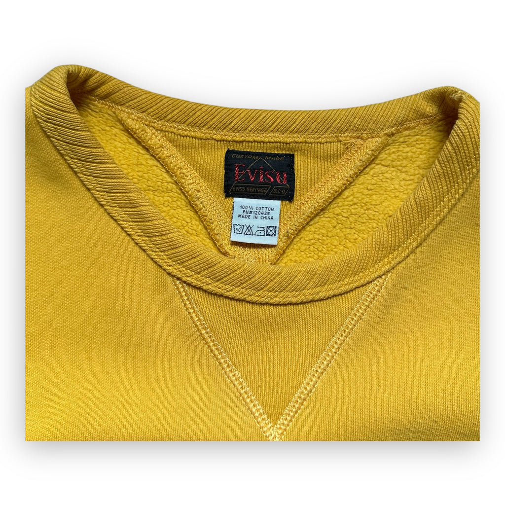 Evisu Yellow Crewneck Sweatshirt