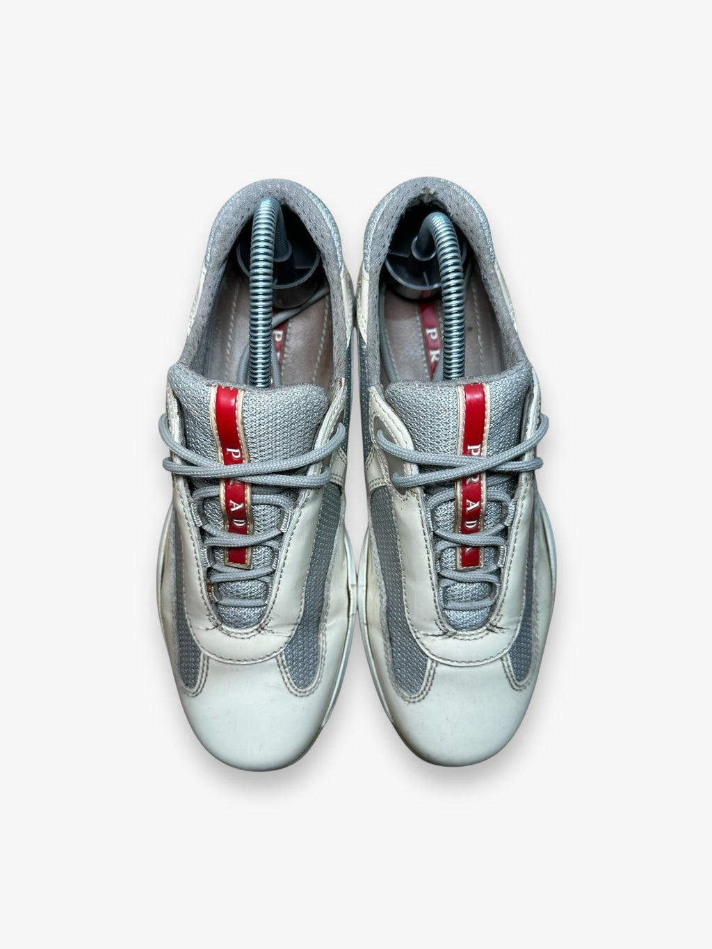 Prada America’s Cup Cream Patent vintage