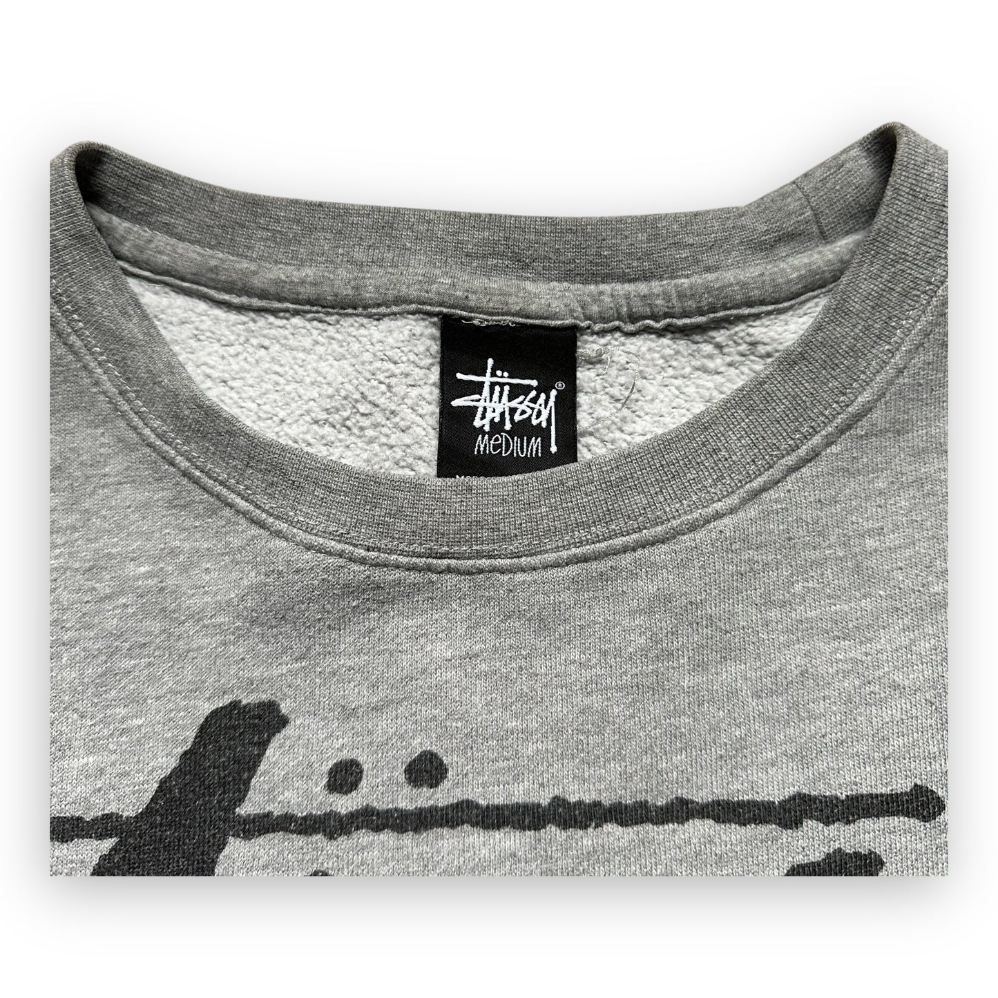 Sweatshirt Crewneck Stussy Worldtour Grey (M)
