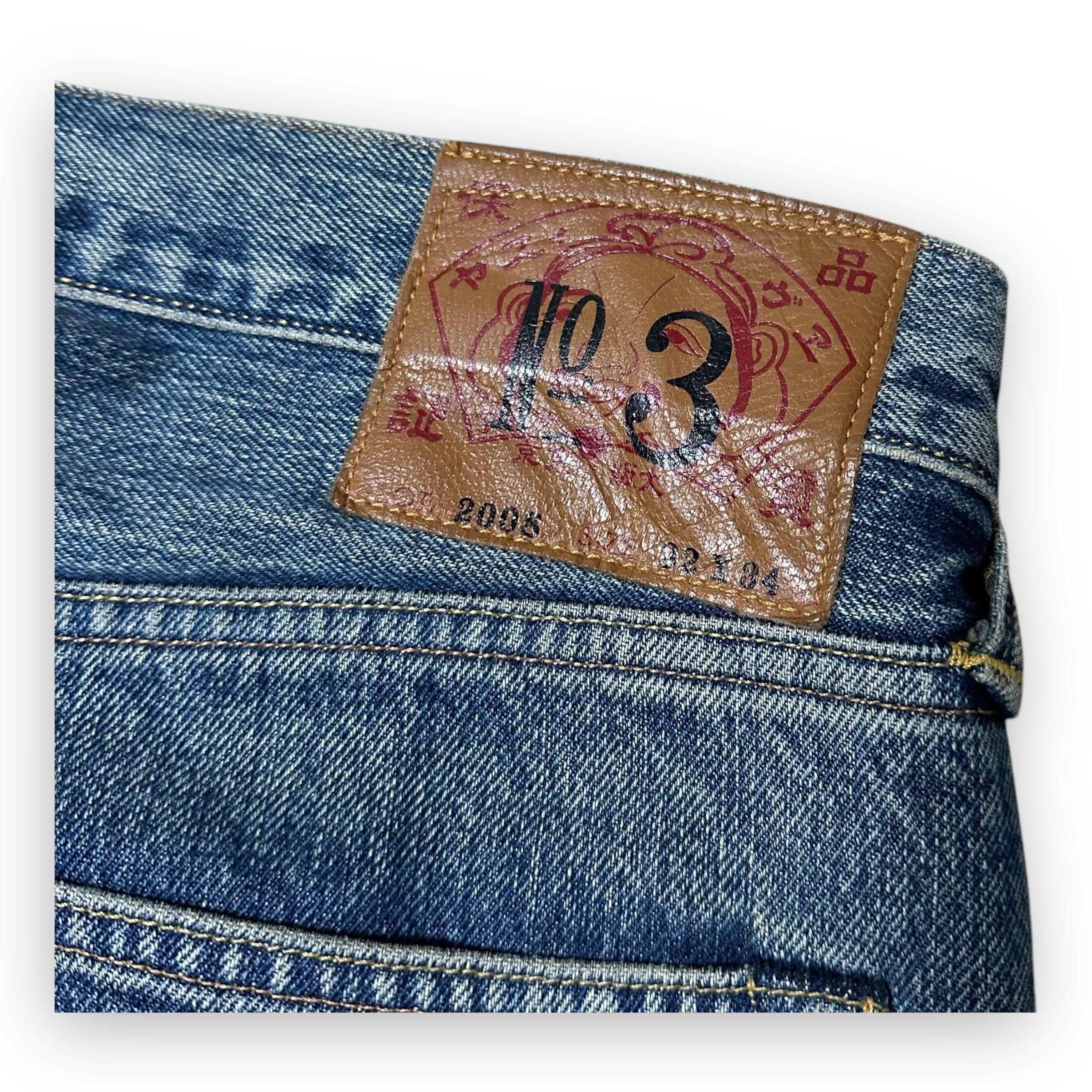 Jeans Evisu Daicock Lot 2008 White