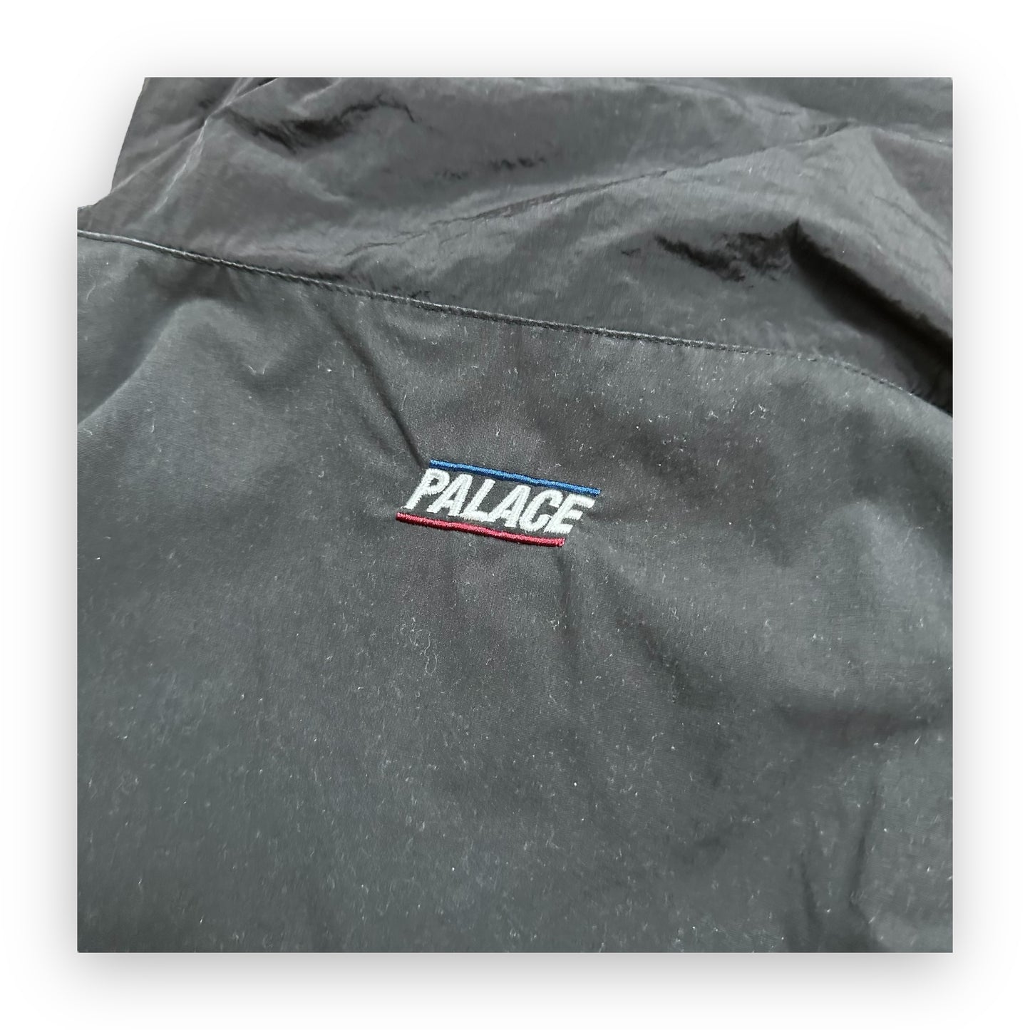 Jacket Palace Windbreaker Outer Shell Smock Black (L)