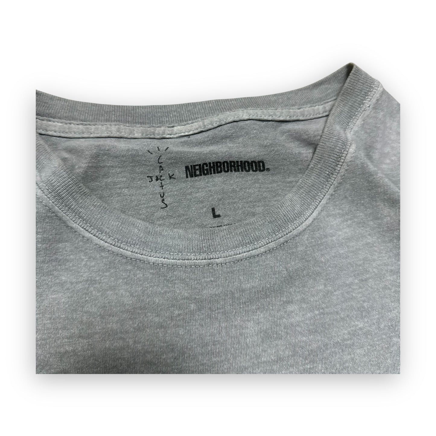 Tee Travis Scott Cactus Jack x Neighborhood Carousel Grey SS21 (L)