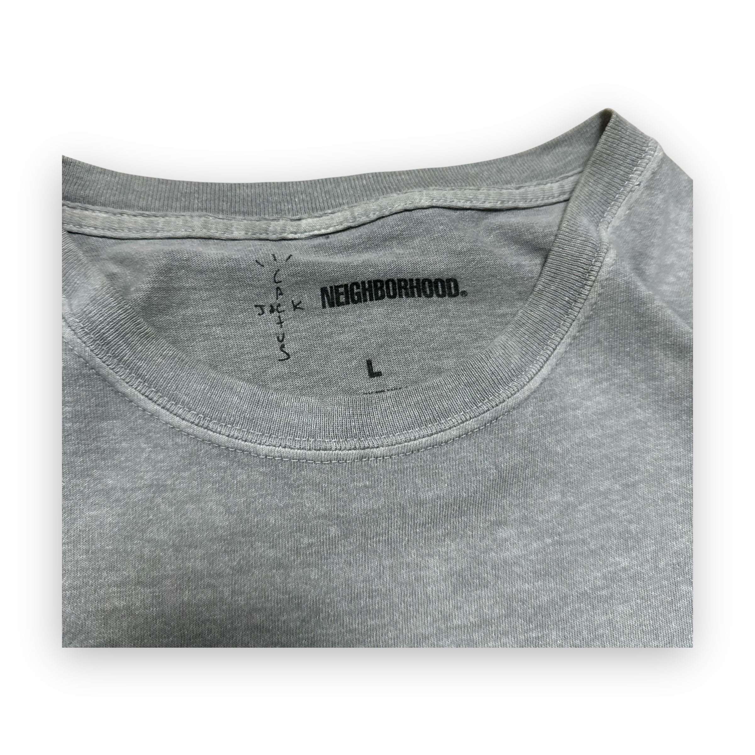 Tee Travis Scott Cactus Jack x Neighborhood Carousel Grey SS21