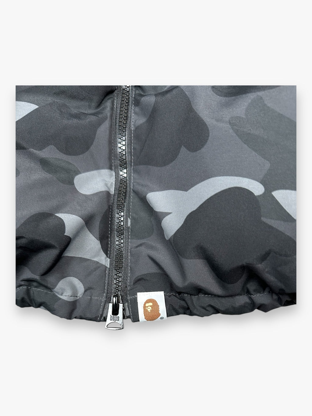 BAPE Puffer Jacket Black Camo FW22