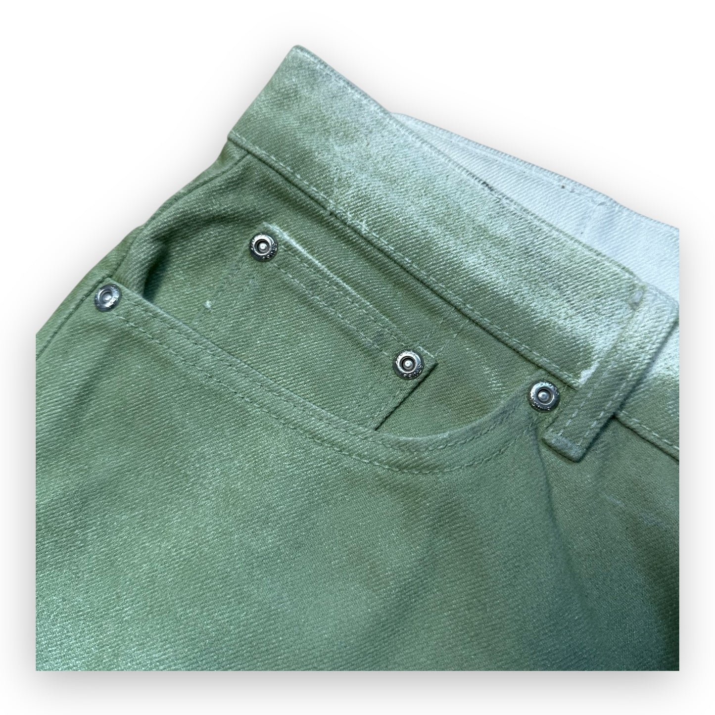 Pant Stussy Big Ol Baggy Denim Green Faded (S)