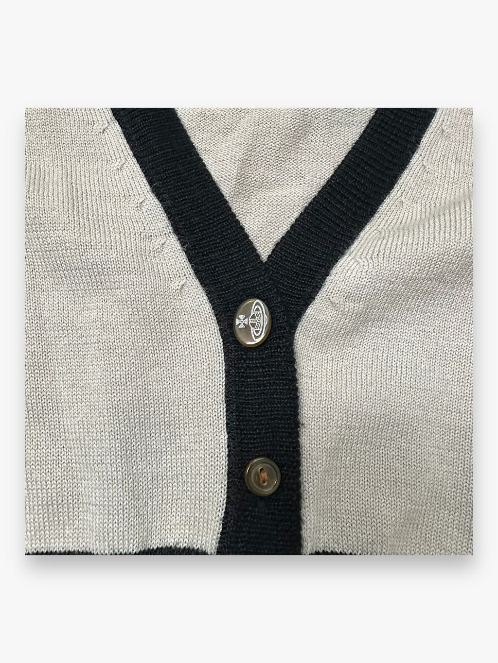Vivienne Westwood Red Label Cardigan Black Beige