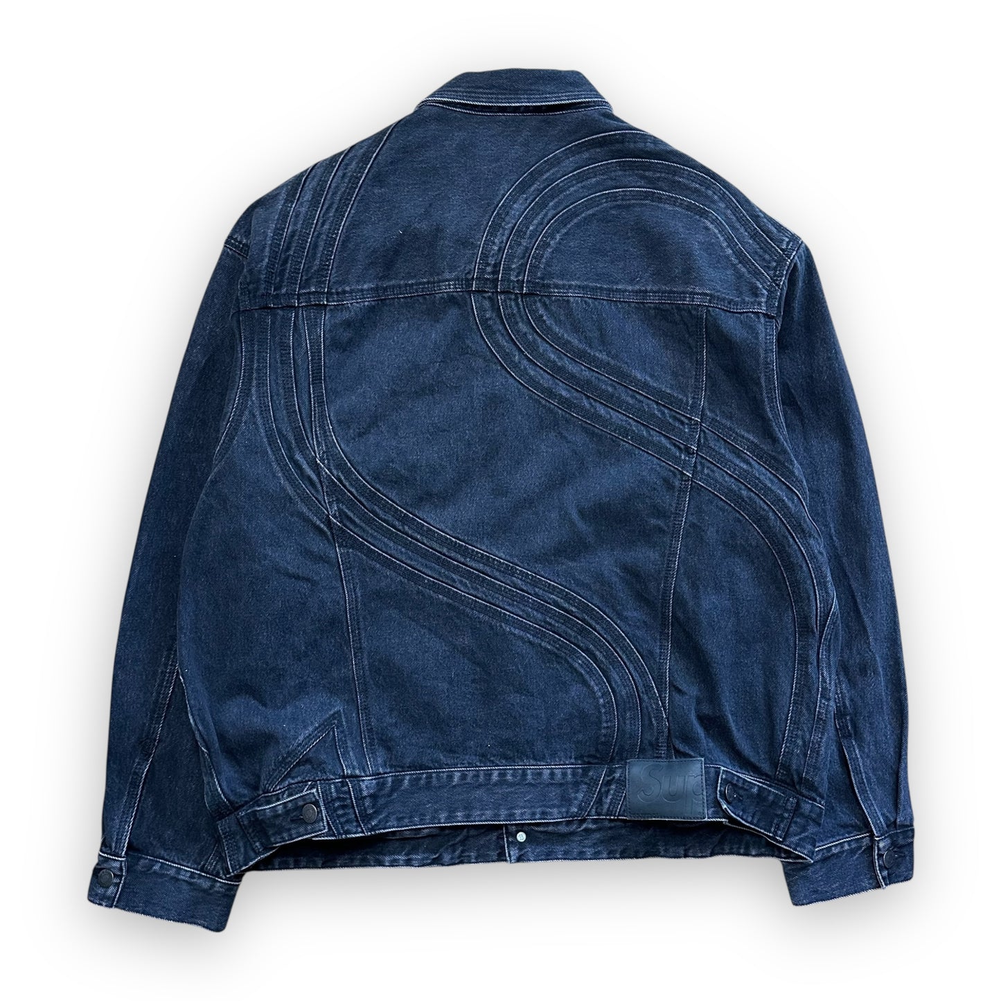 Jacket Supreme Denim S Logo Black SS24 (XL)