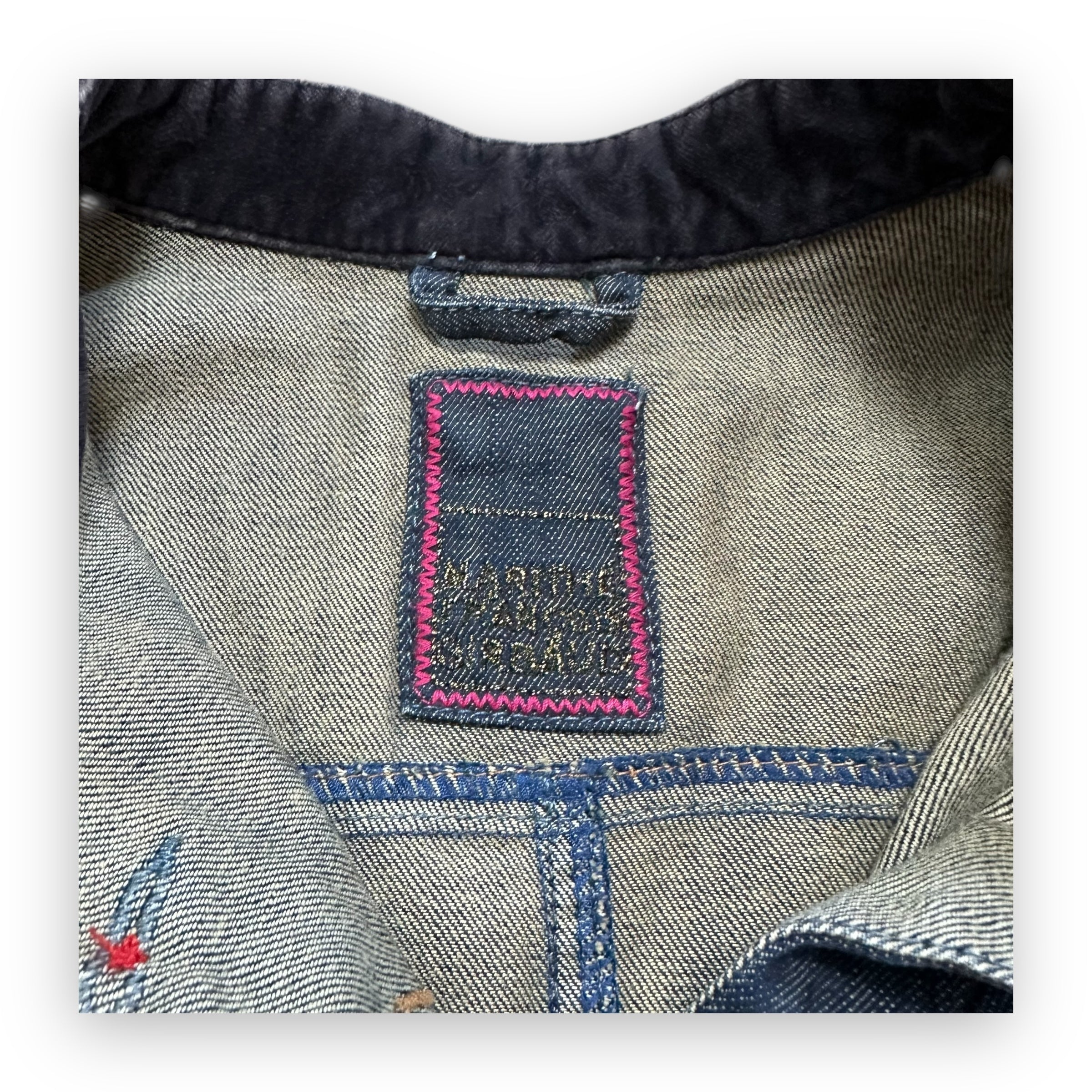 Jacket Marithe + Francois Girbaud Denim Flower