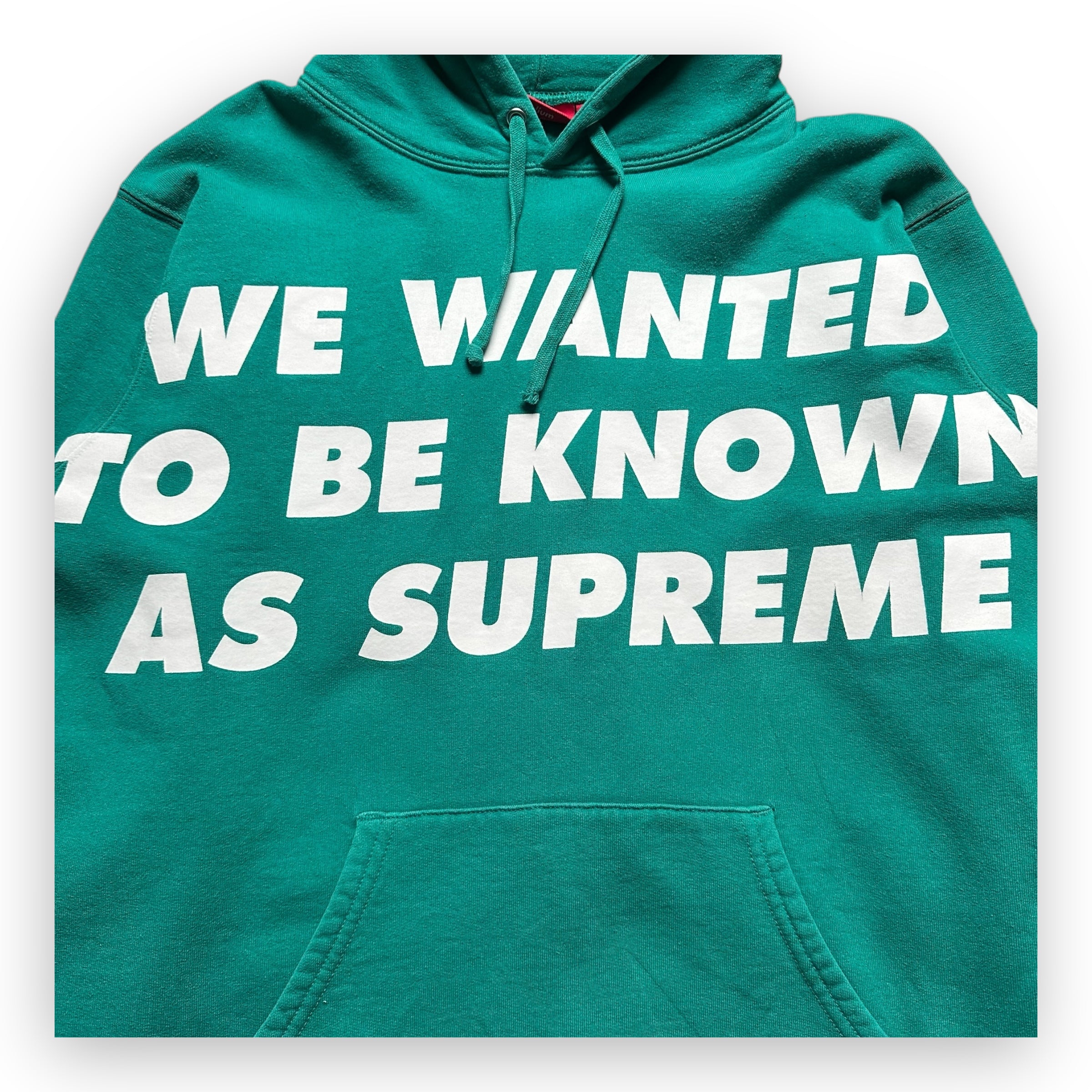 Supreme Know As Dark Aqua SS20 Hoodie Sweatshirt