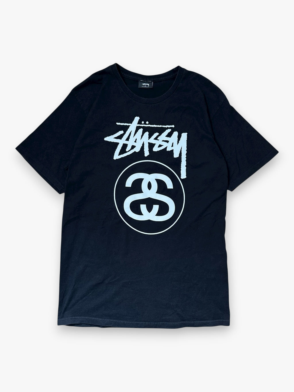 Stussy Spell Out Black Tee