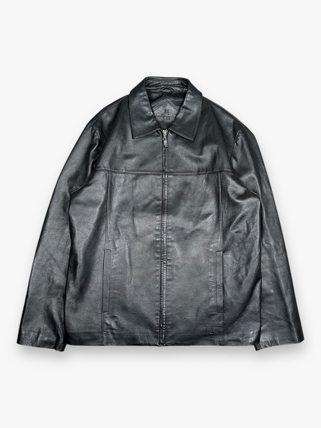 Balenciaga Leather Jacket Black AW1997