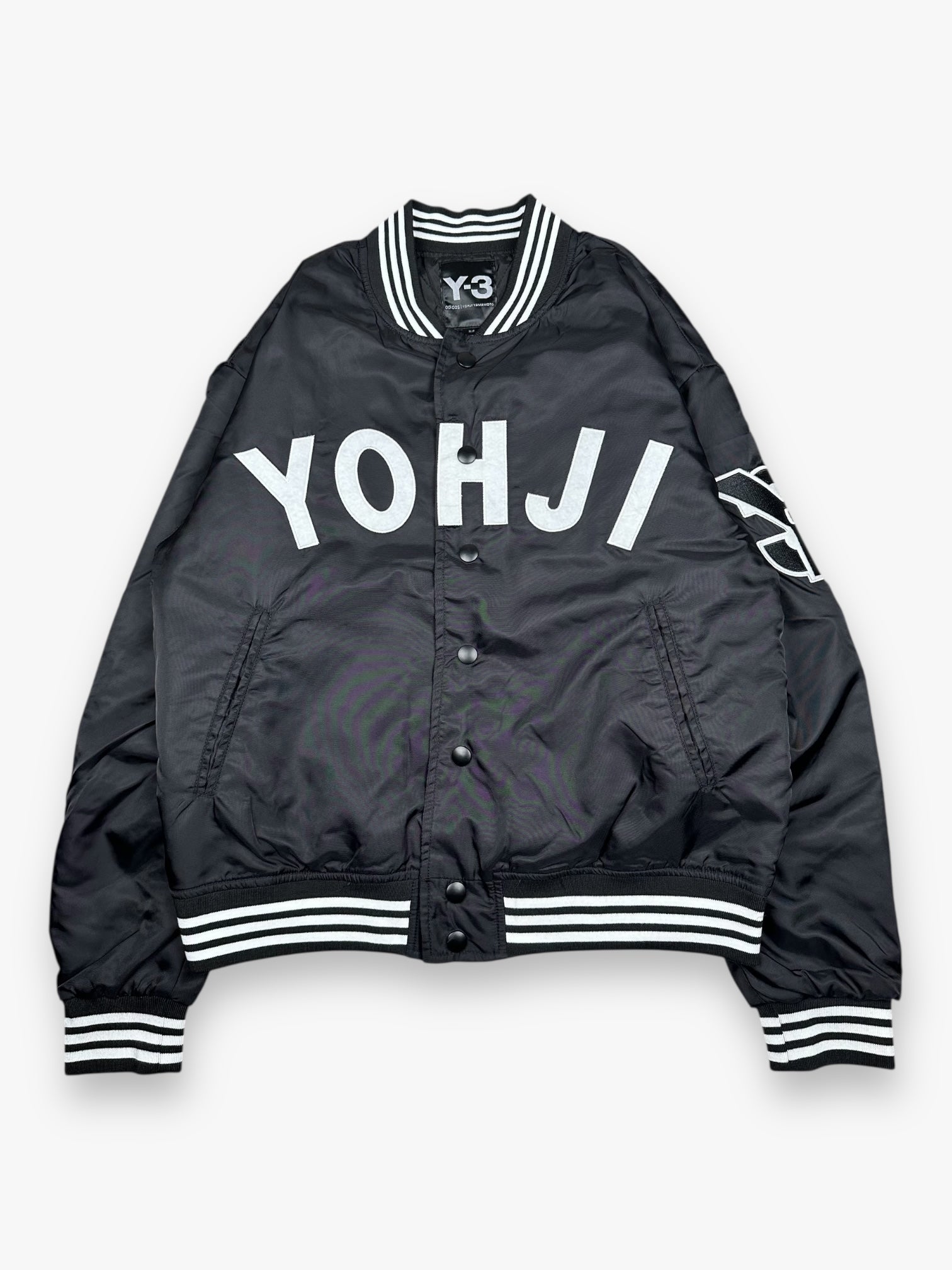 Y-3 Yohji Bomber Jacket Letters Black