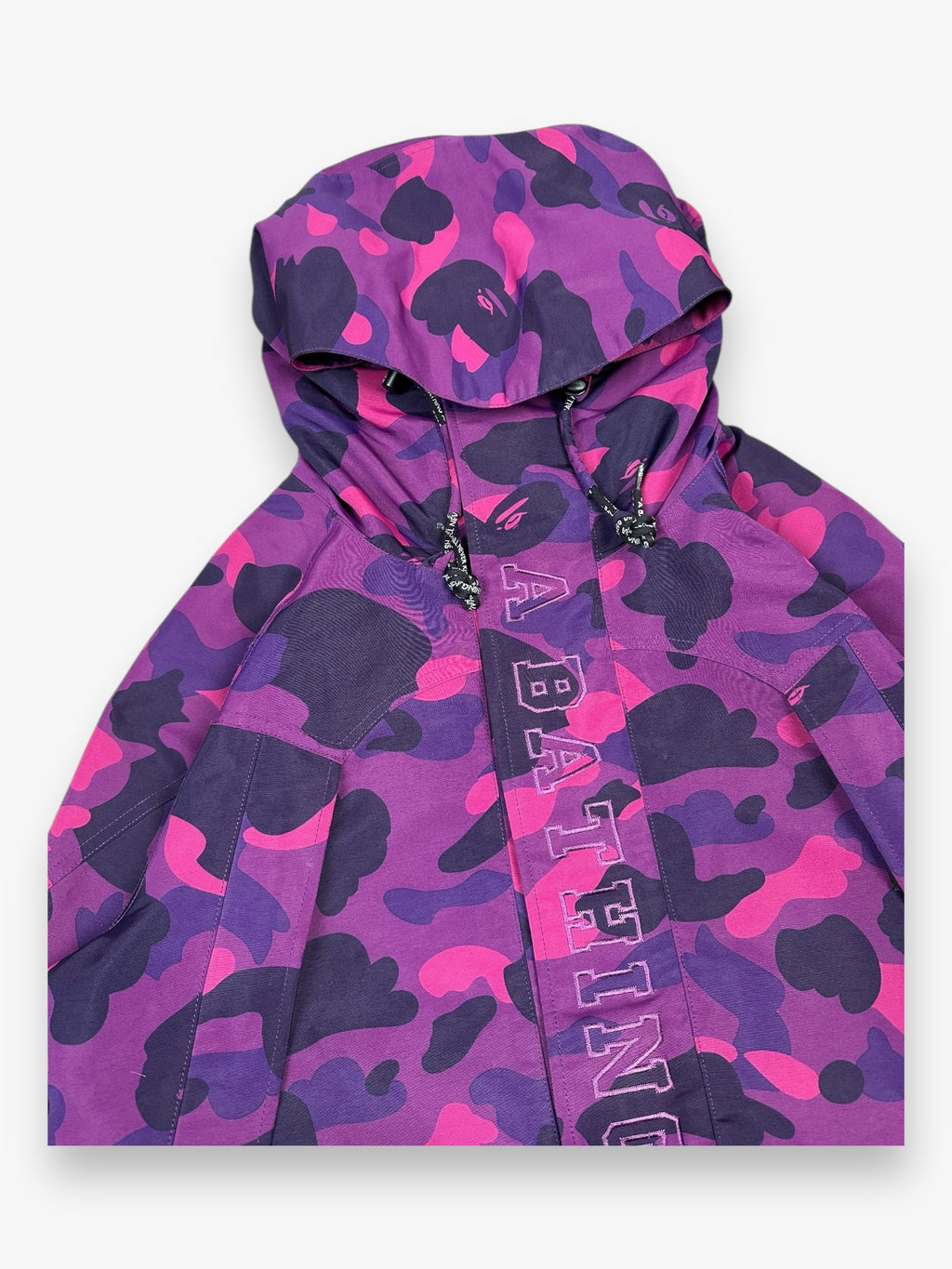 BAPE Snowboard Jacket Camo Purple SS24