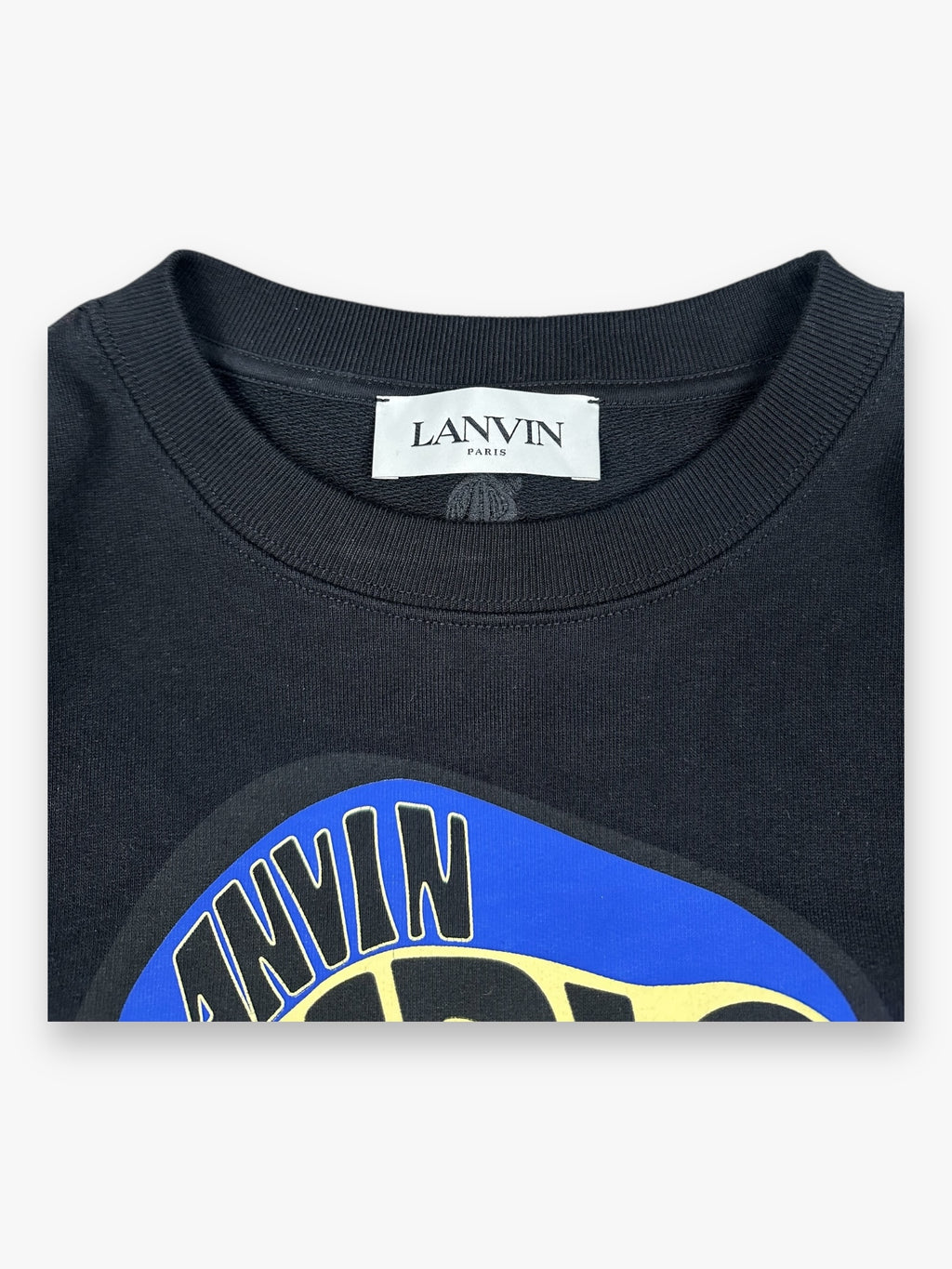 Sweatshirt Crewneck Lanvin Paris Black