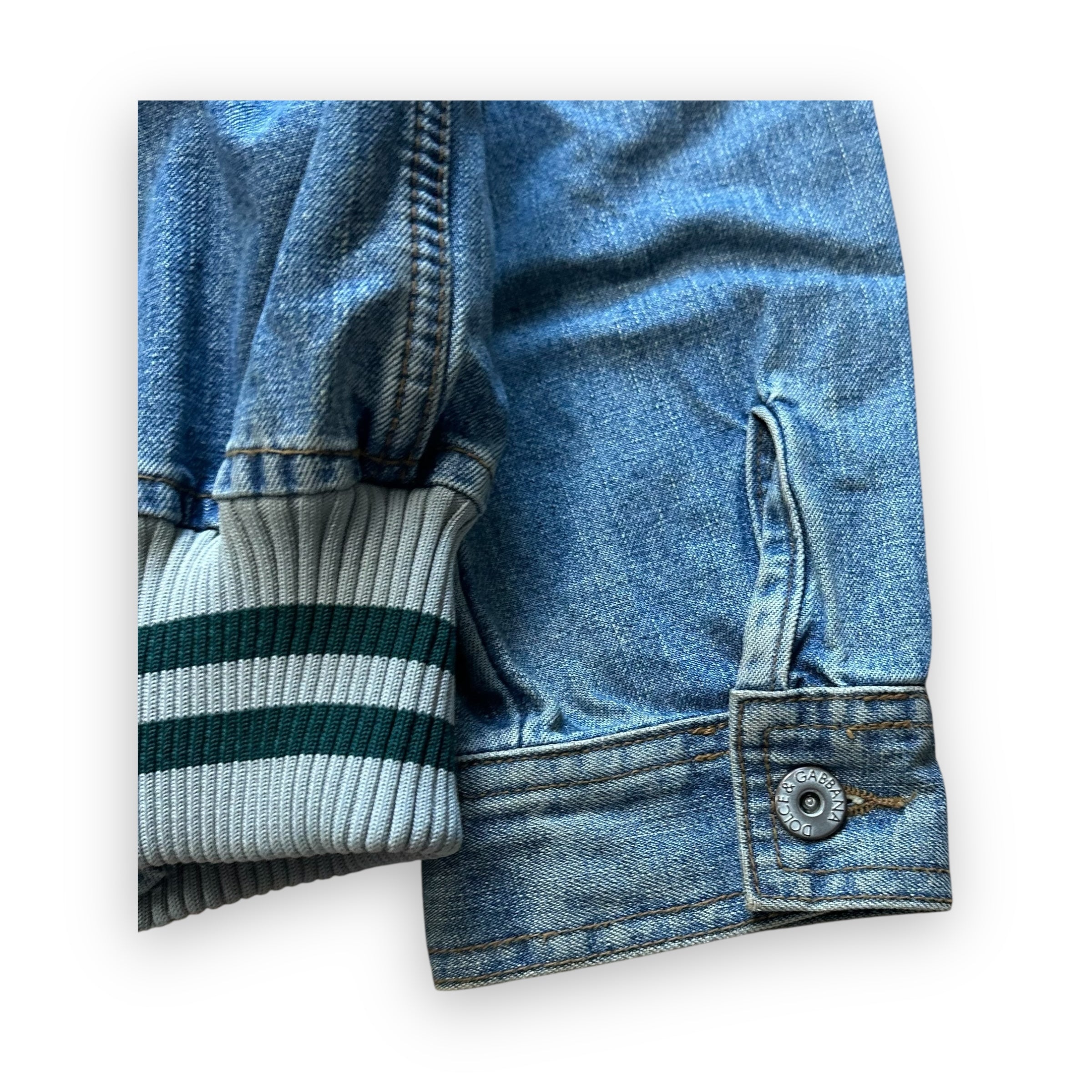 Jacket Dolce & Gabbana Denim Stonewash Logo SS05