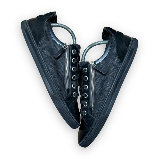 EU43 - US9.5 - UK8.5 • Louis Vuitton Damier Challenge Zip Up Black