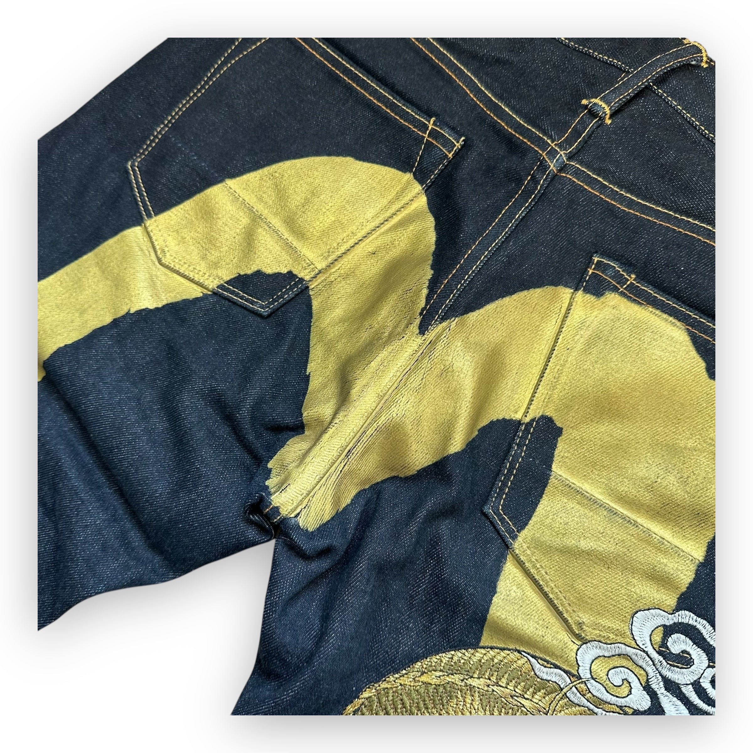 Jeans Evisu Daicock Dragon Gold Lot 2008