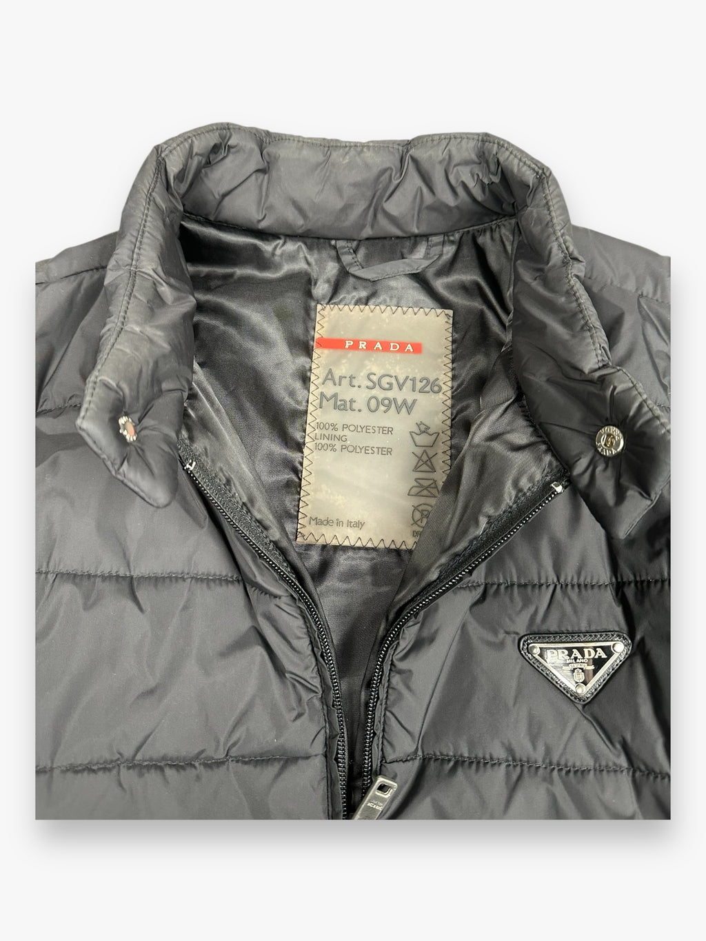 Puffer Jacket Prada Black