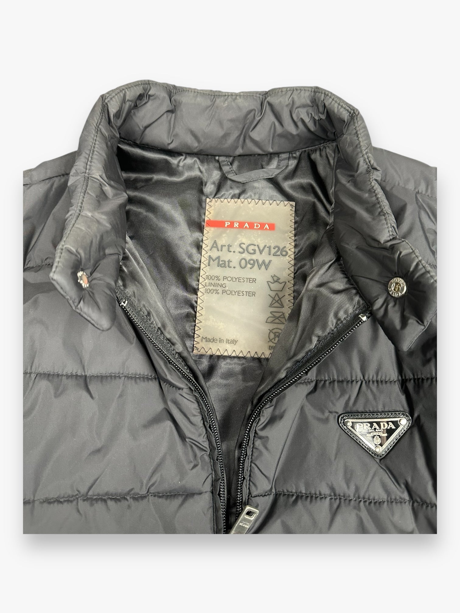 Puffer Jacket Prada Black