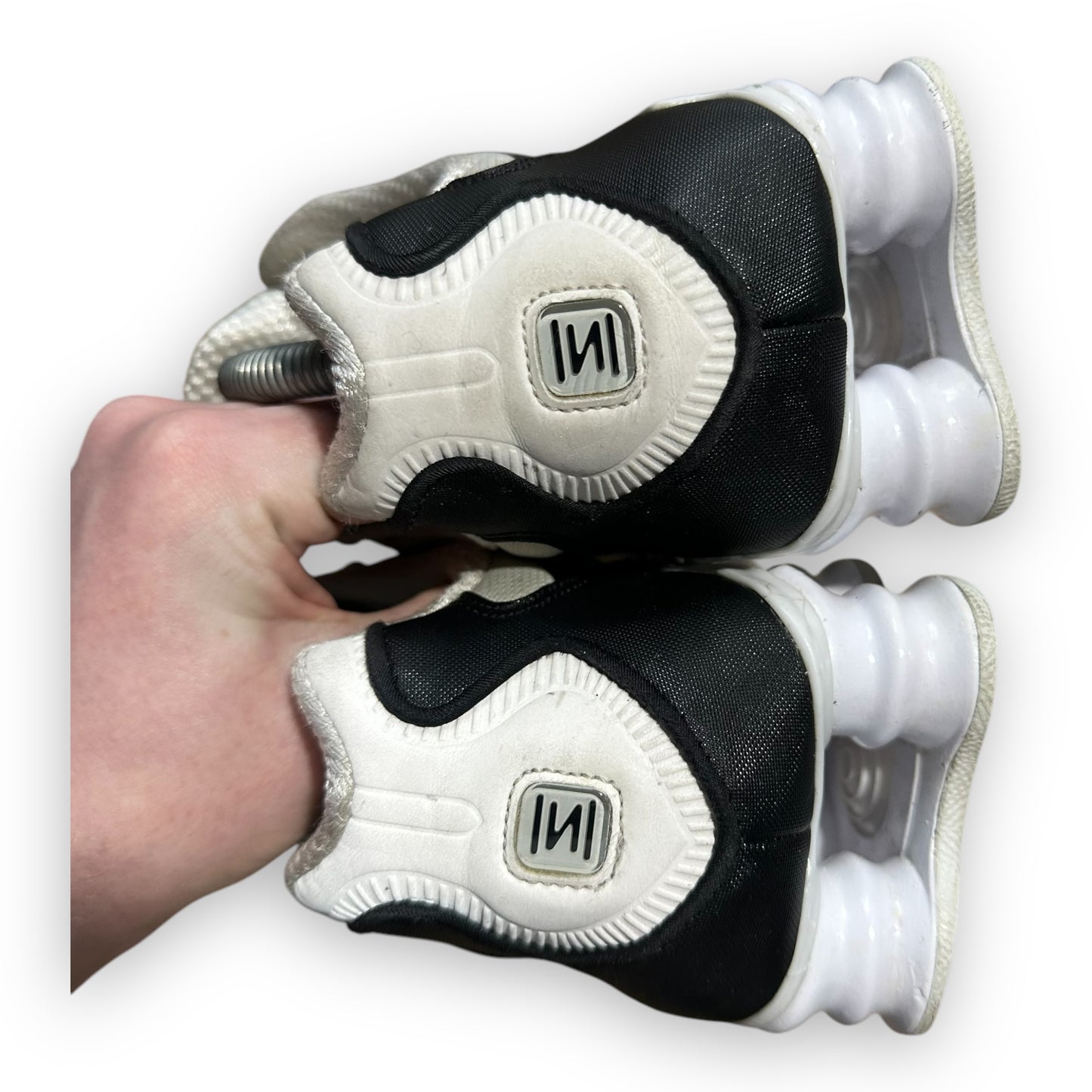 EU42.5 - US9 - UK8 • Shox TL White Black Platinum