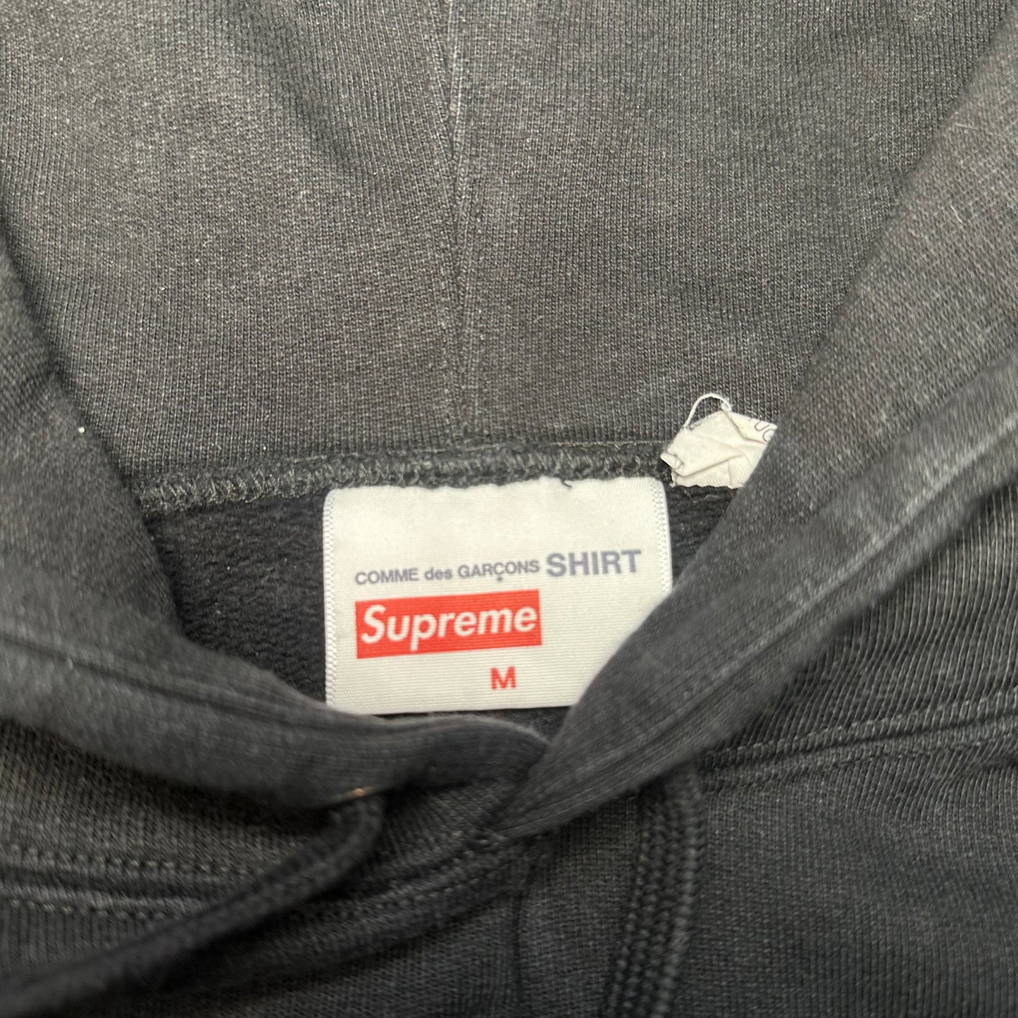 Sweatshirt Hoodie Supreme Comme des Garcons SHIRT Split Box Logo Black FW18 (M)