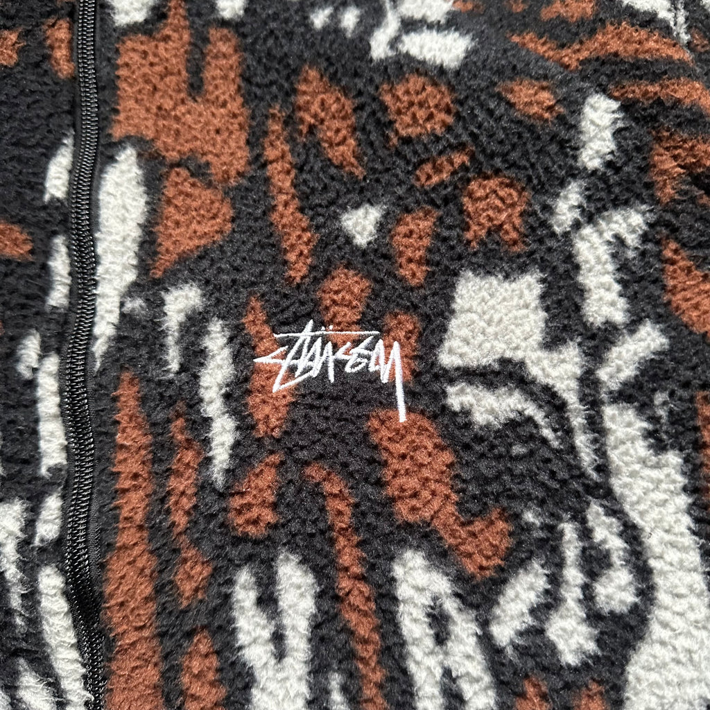 Jacket Stussy Fleece Tree Bark Brown