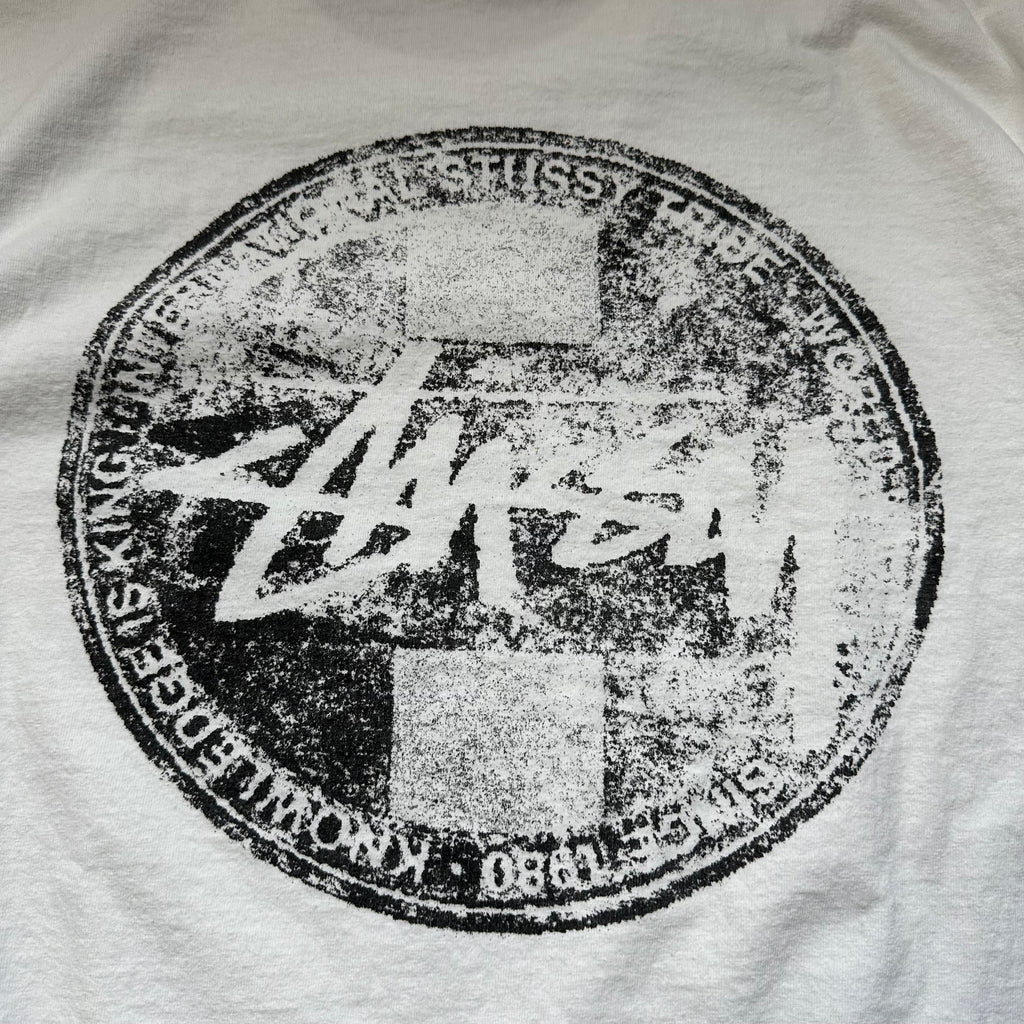 Tee Stussy Dot Stamp White SS24