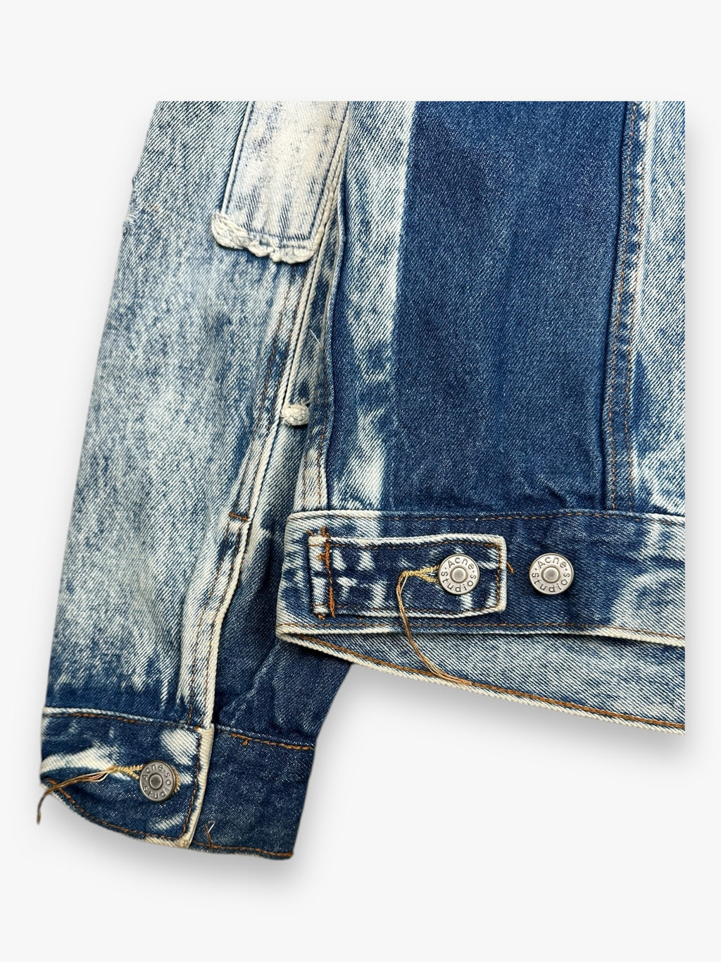 Acne Studios Blå Konst Denim Jacket Blue