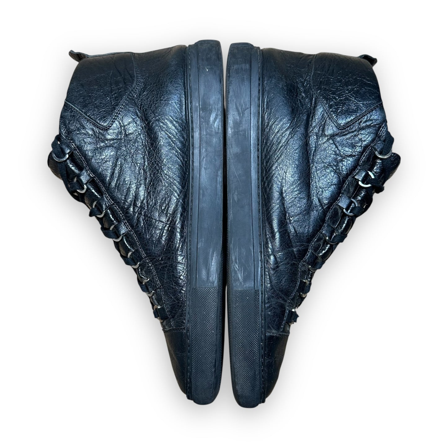 EU46 - US12 - UK11 • Balanciaga Arena High Leather Black